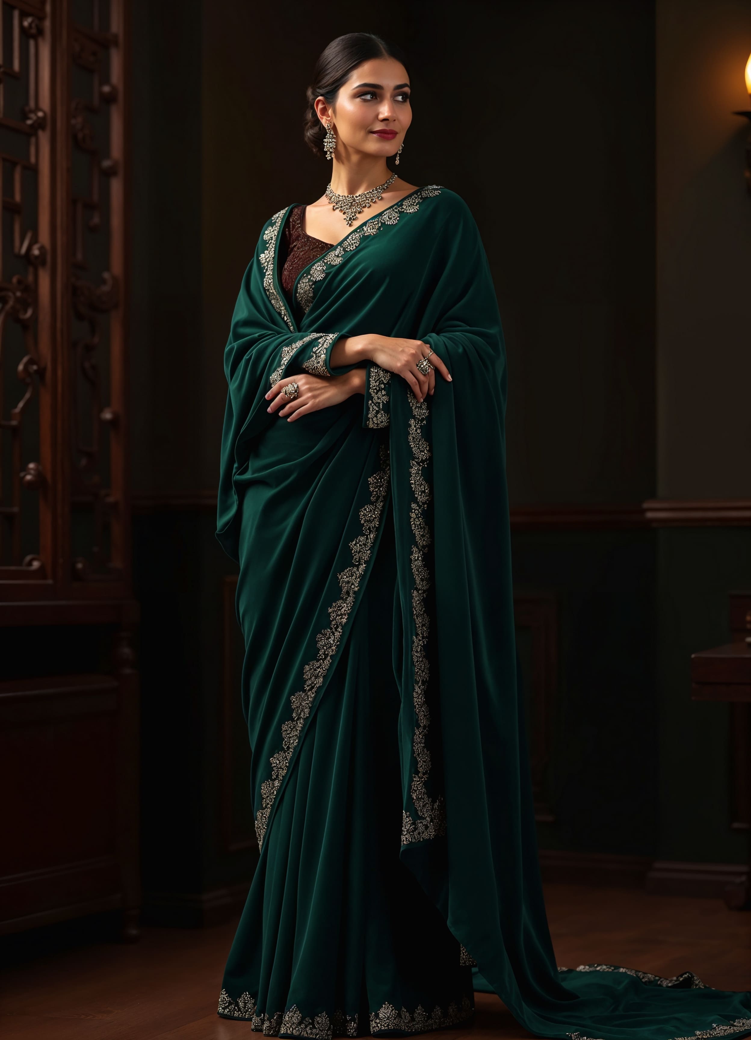 Velvet Sarees 2